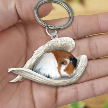 Sleeping Angel Acrylic Keychain Guinea Pig SA220-Jolura