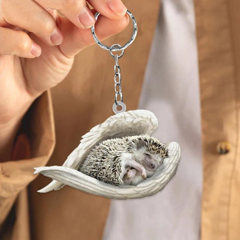Sleeping Angel Acrylic Keychain Hedgehog SA221-Jolura