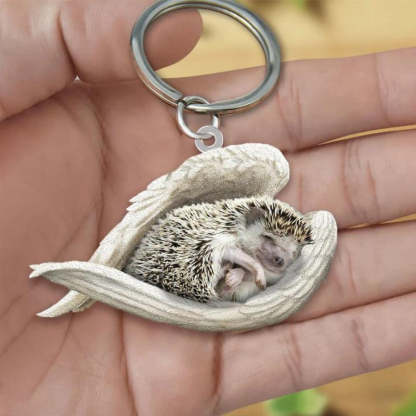 Sleeping Angel Acrylic Keychain Hedgehog SA221-Jolura