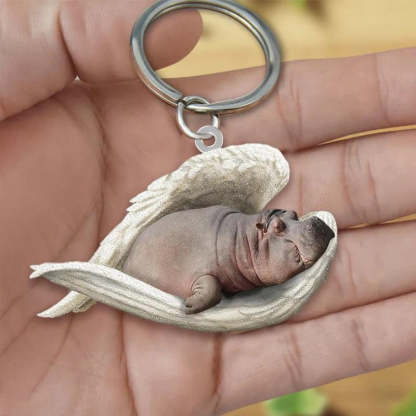 Sleeping Angel Acrylic Keychain Hippo SA222-Jolura