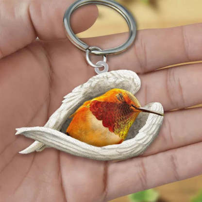 Sleeping Angel Acrylic Keychain Hummingbird SA223-Jolura
