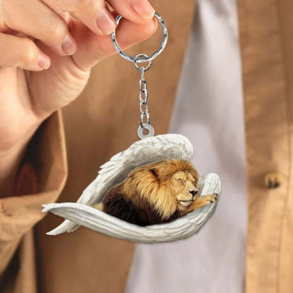 Sleeping Angel Acrylic Keychain Lion SA227-Jolura