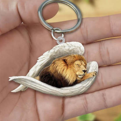 Sleeping Angel Acrylic Keychain Lion SA227-Jolura