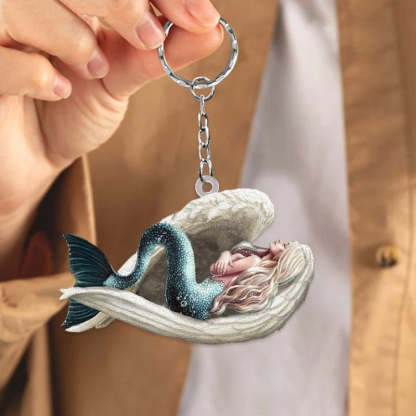 Sleeping Angel Acrylic Keychain Mermaid SA229-Jolura
