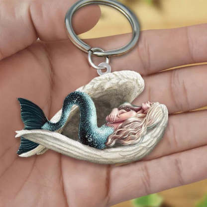 Sleeping Angel Acrylic Keychain Mermaid SA229-Jolura
