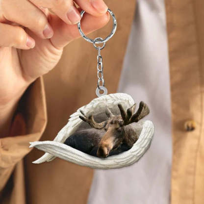 Sleeping Angel Acrylic Keychain Moose SA231-Jolura