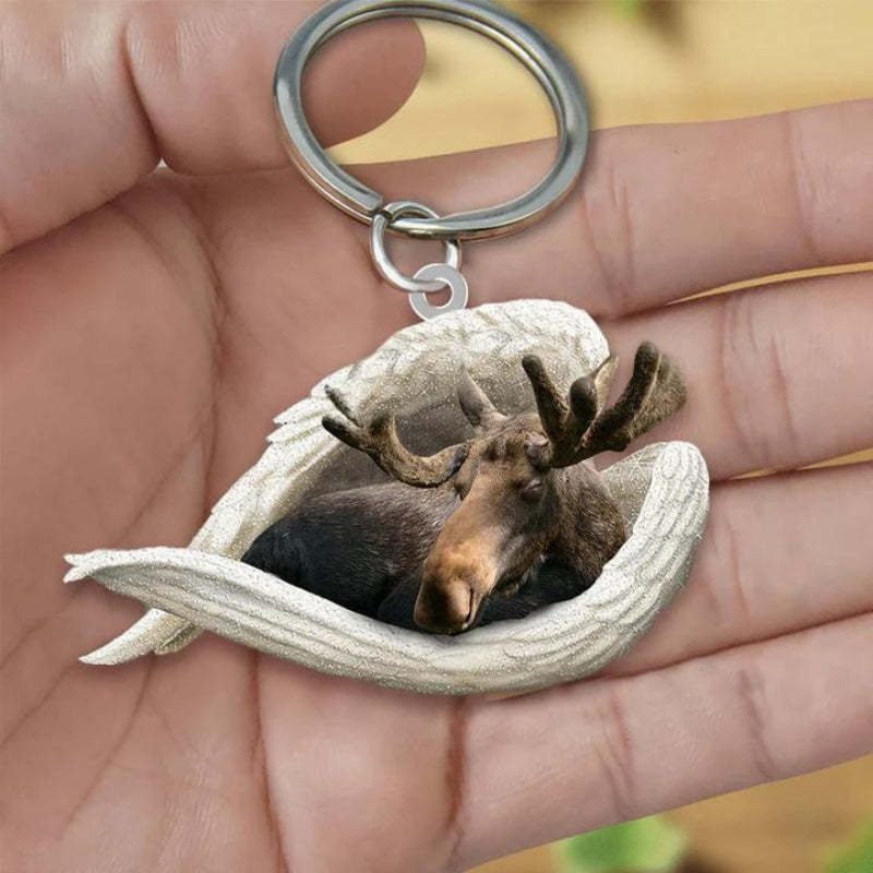 Sleeping Angel Acrylic Keychain Moose SA231-Jolura