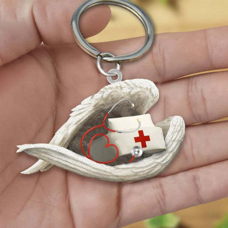 Sleeping Angel Acrylic Keychain Nurse SA232-Jolura