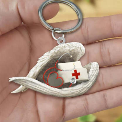 Sleeping Angel Acrylic Keychain Nurse SA232-Jolura