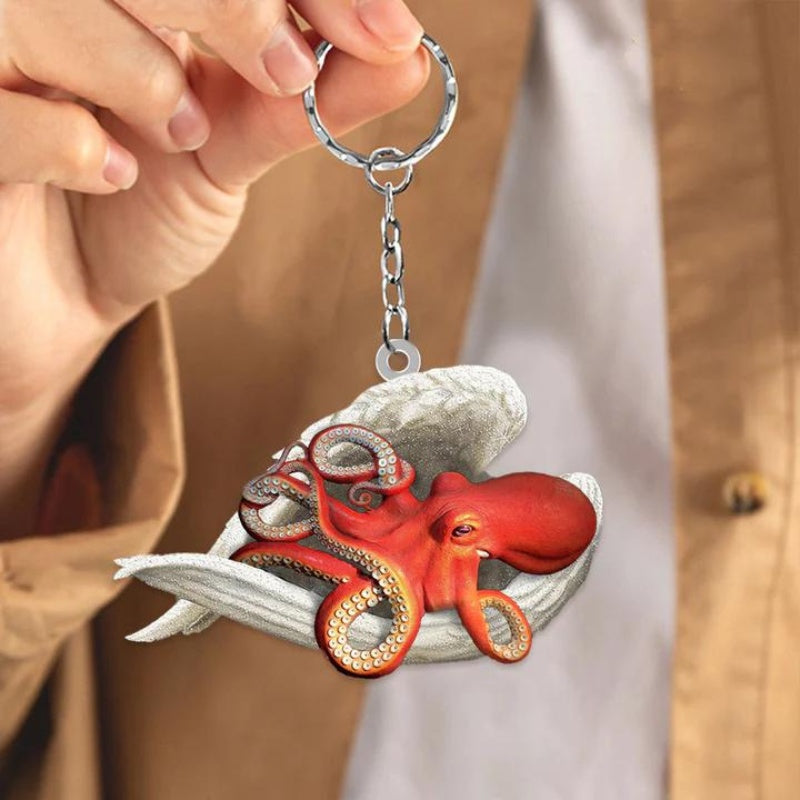 Sleeping Angel Acrylic Keychain Octopus SA233-Jolura