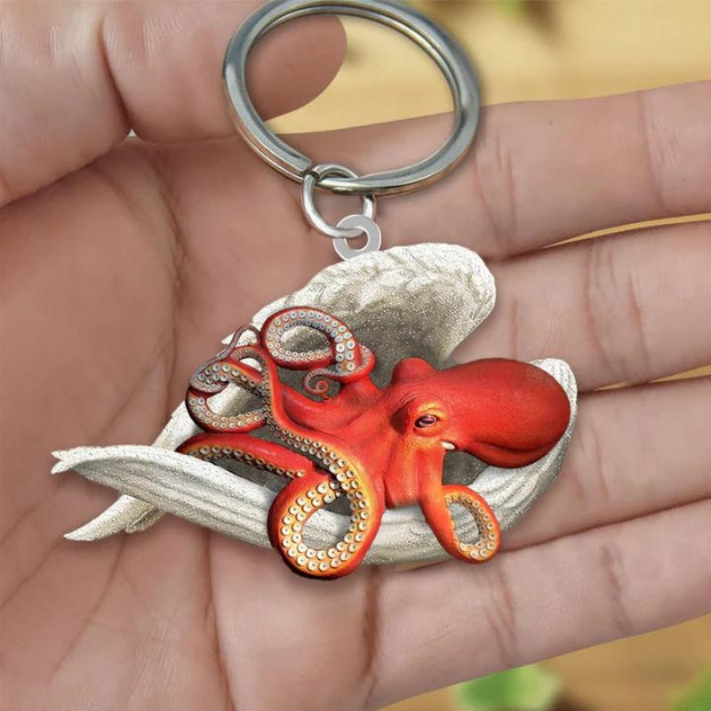 Sleeping Angel Acrylic Keychain Octopus SA233-Jolura