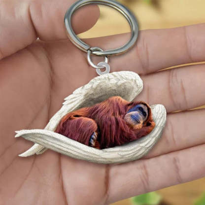 Sleeping Angel Acrylic Keychain Orangutan SA234-Jolura