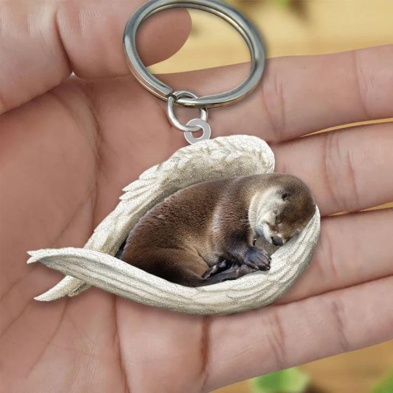 Sleeping Angel Acrylic Keychain Otter SA235-Jolura