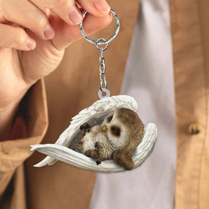 Sleeping Angel Acrylic Keychain Owl SA236-Jolura