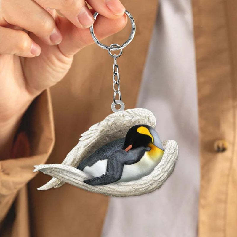Sleeping Angel Acrylic Keychain Penguin SA240-Jolura