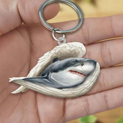 Sleeping Angel Acrylic Keychain Shark SA246-Jolura