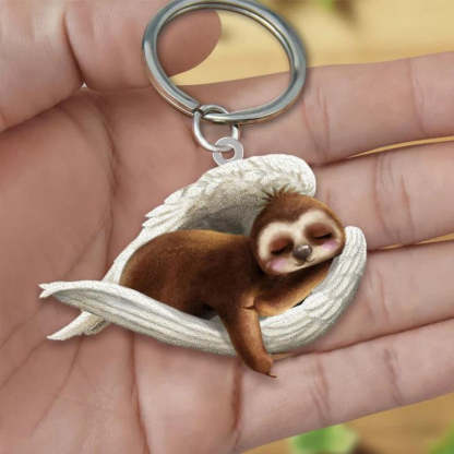 Sleeping Angel Acrylic Keychain Sloth SA247-Jolura