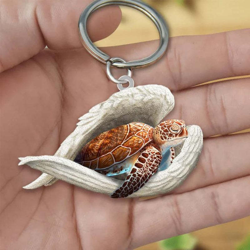 Sleeping Angel Acrylic Keychain Turtle SA252-Jolura