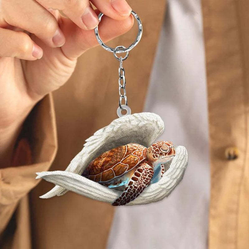 Sleeping Angel Acrylic Keychain Turtle SA252-Jolura