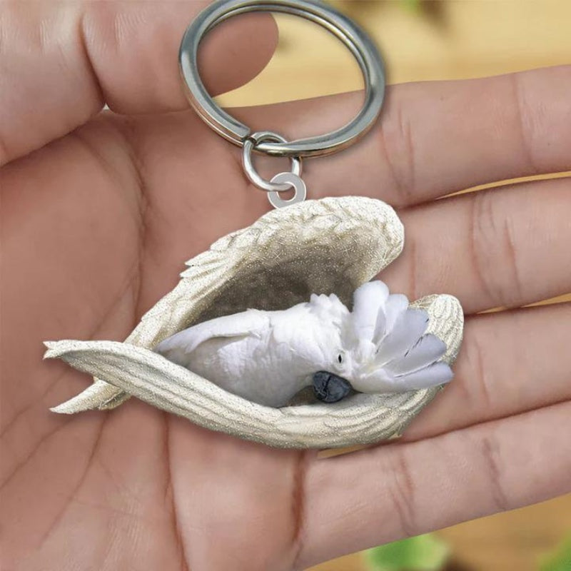 Sleeping Angel Acrylic Keychain Umbrella Cockatoo SA253-Jolura