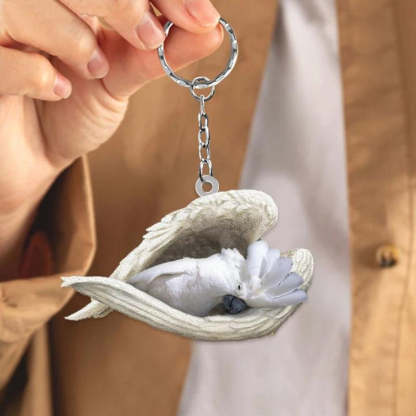 Sleeping Angel Acrylic Keychain Umbrella Cockatoo SA253-Jolura