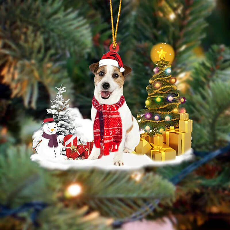 Jack Russell Terrier Christmas Ornament SM007-Jolura