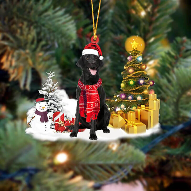 Labrador Retriever Christmas Ornament SM008-Jolura