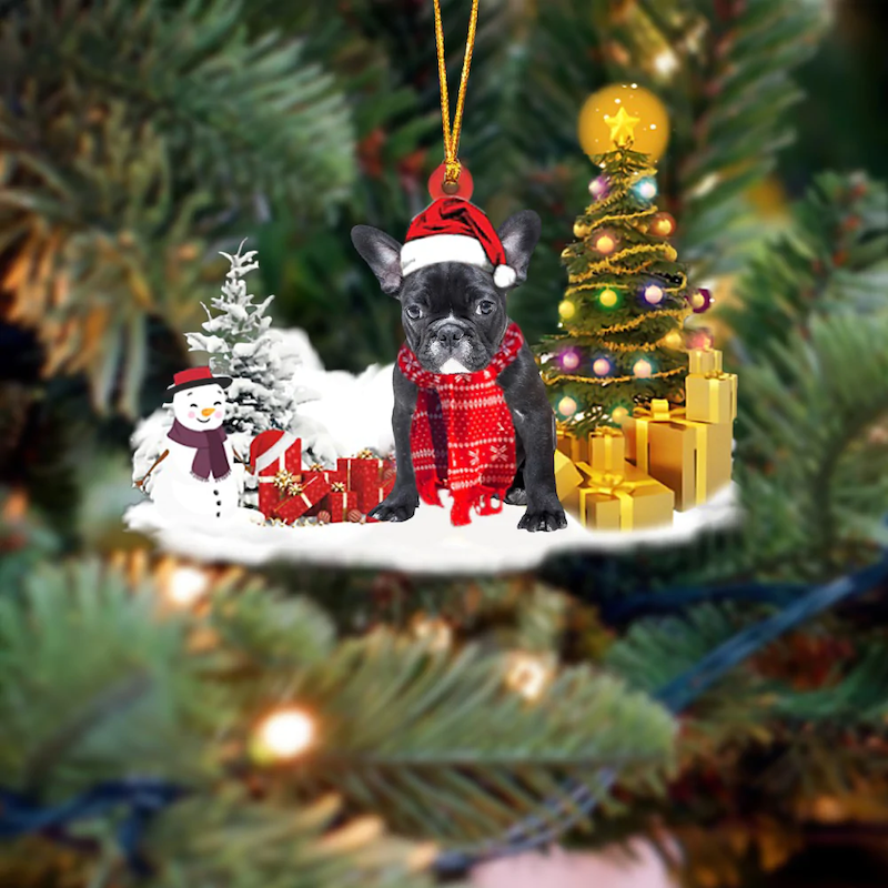 French Bulldog Christmas Ornament SM031-Jolura