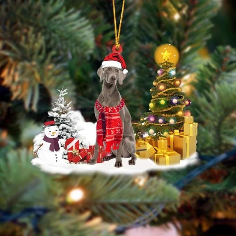 Weimaraner Christmas Ornament SM050-Jolura