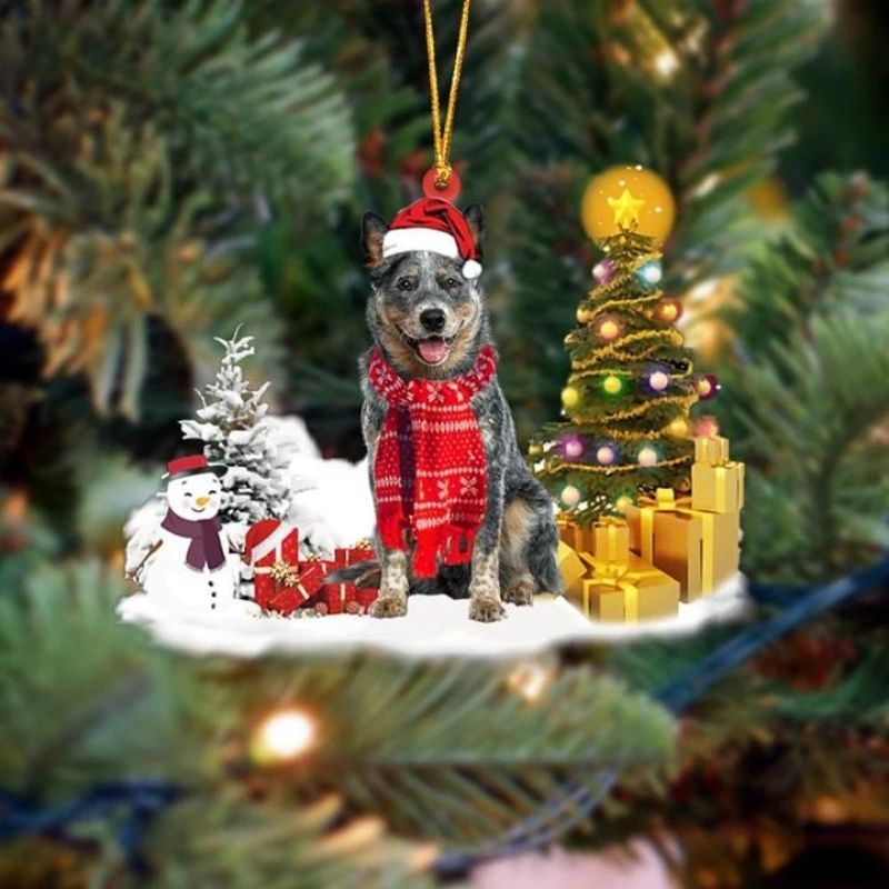 Australian Cattle Christmas Ornament SM057-Jolura