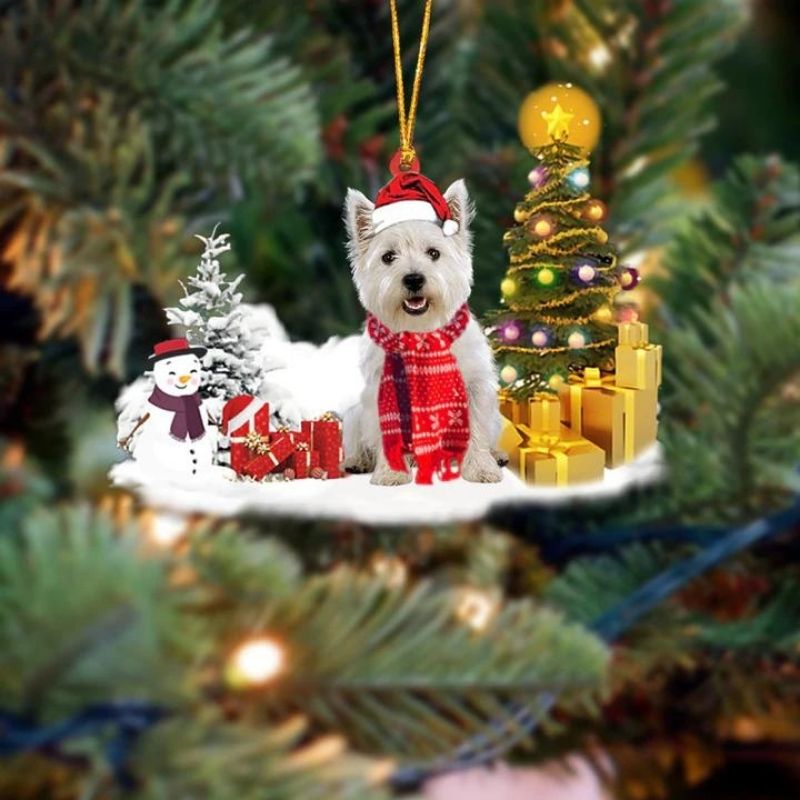 West Highland White Terrier Christmas Ornament SM066-Jolura