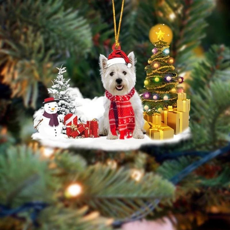 West Highland White Terrier Christmas Ornament SM066-Jolura