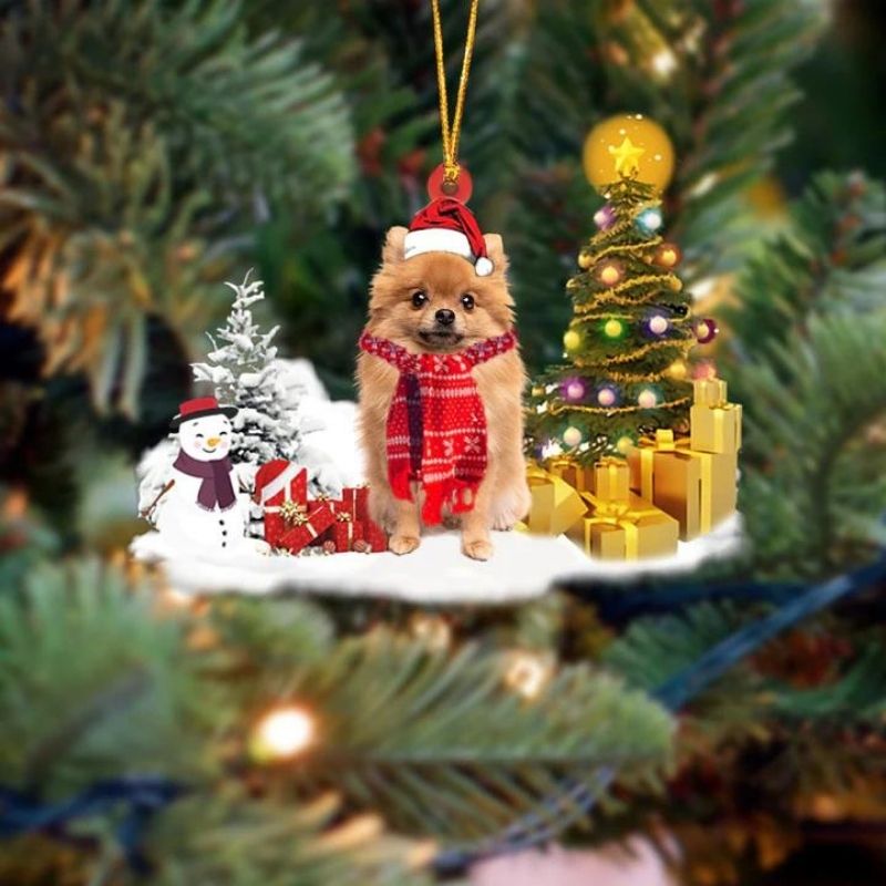 Pomeranian Christmas Ornament SM068-Jolura