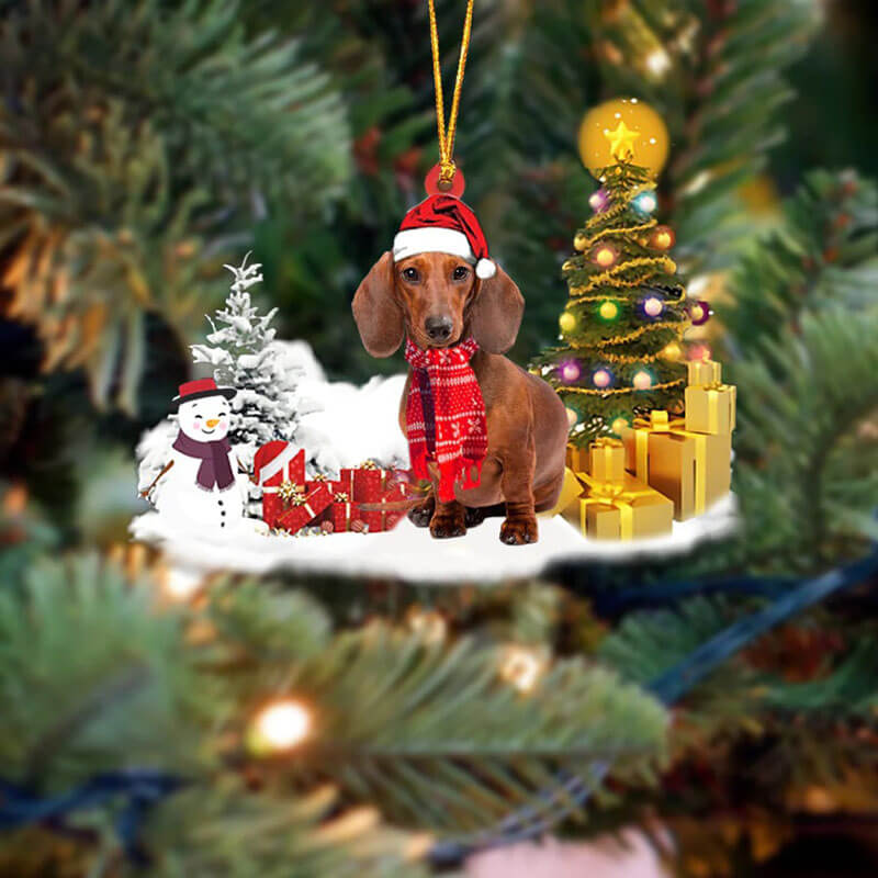Dachshund Christmas Ornament SM074-Jolura