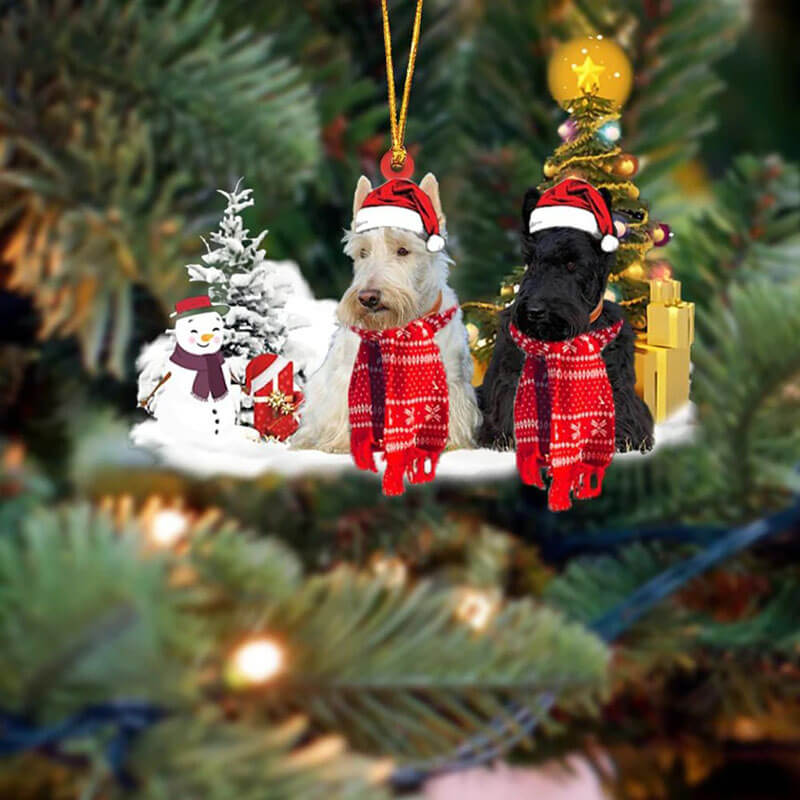 Scottish Terrier Christmas Ornament SM080-Jolura