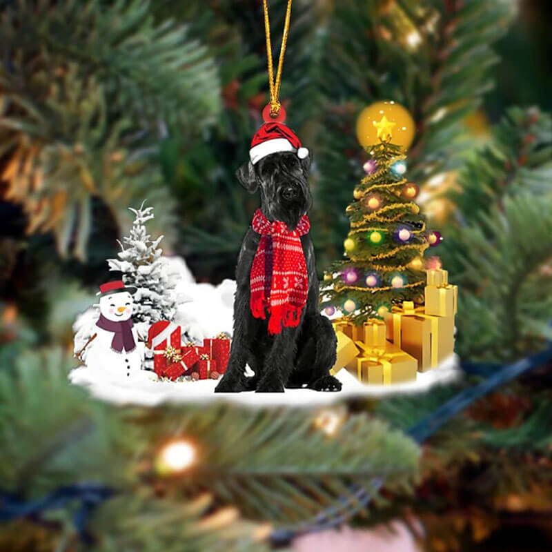 Schnauzer Christmas Ornament SM087-Jolura