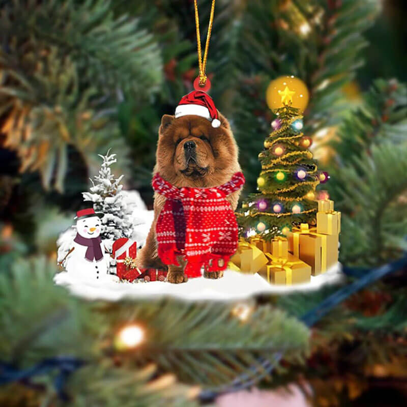 Chow Chow Christmas Ornament SM088-Jolura