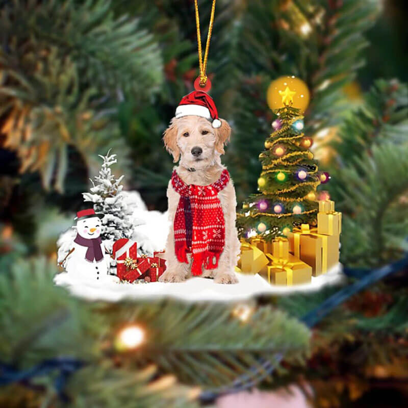 Labradoodle Christmas Ornament SM090-Jolura