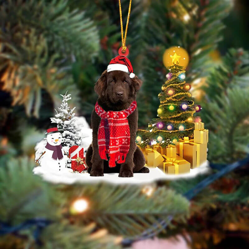 Newfoundland Christmas Ornament SM092-Jolura