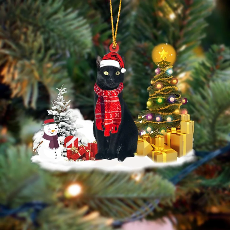Bombay Cat Christmas Ornament SM100-Jolura