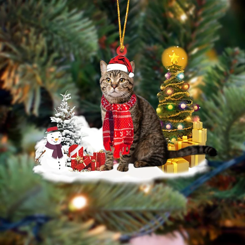 Ocicat Cat Christmas Ornament SM102-Jolura