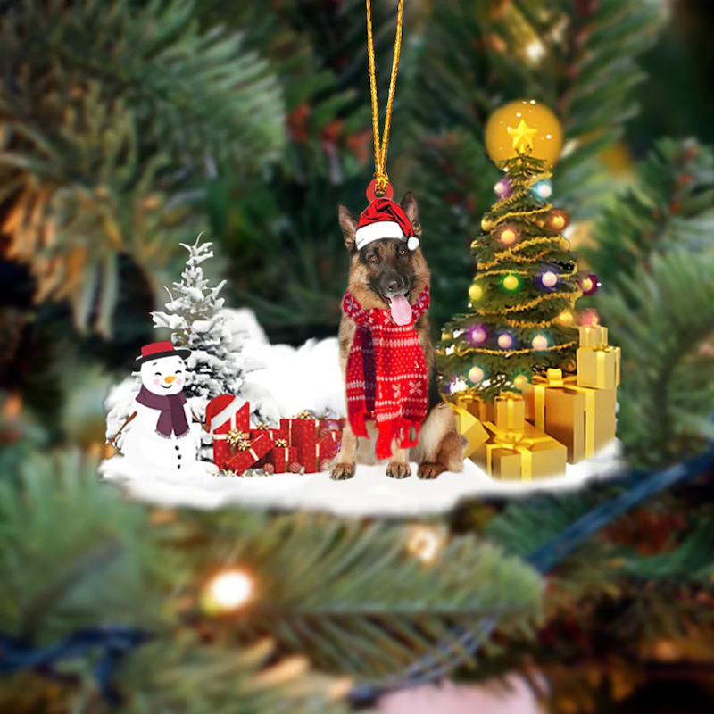 German Shepherd Christmas Ornament SM104-Jolura