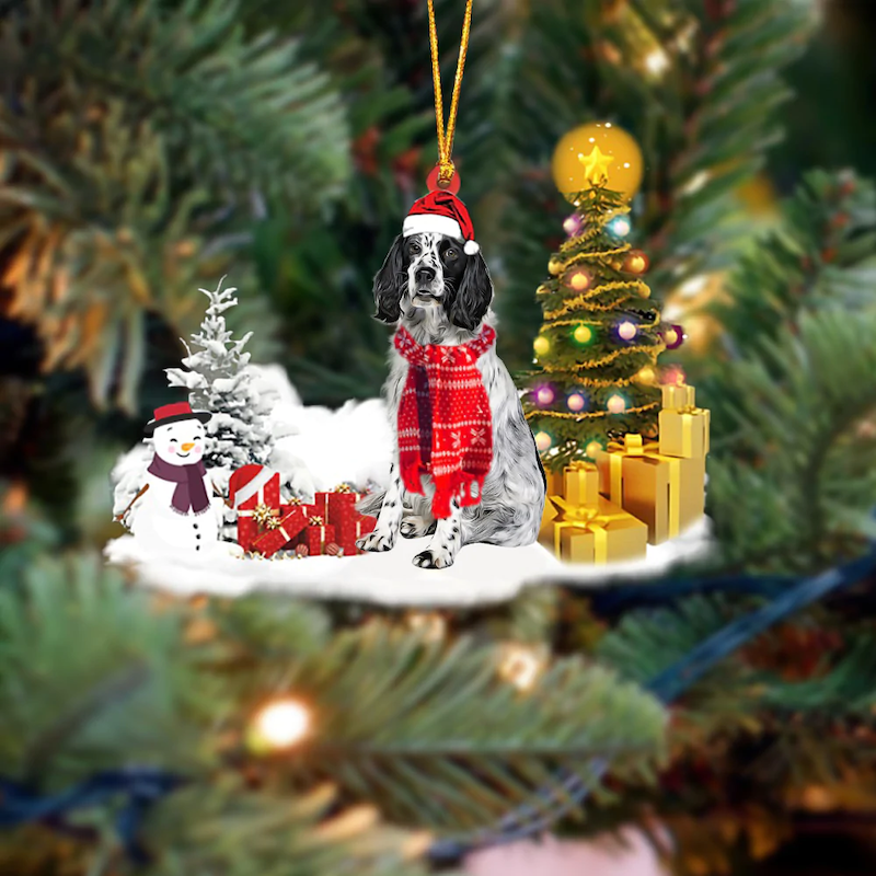 English Springer Spaniel Christmas Ornament SM105-Jolura
