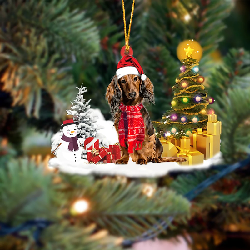 Dachshund Christmas Ornament SM106-Jolura