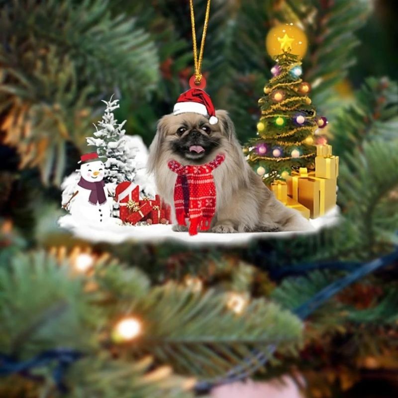 Pekingese Christmas Ornament SM113-Jolura