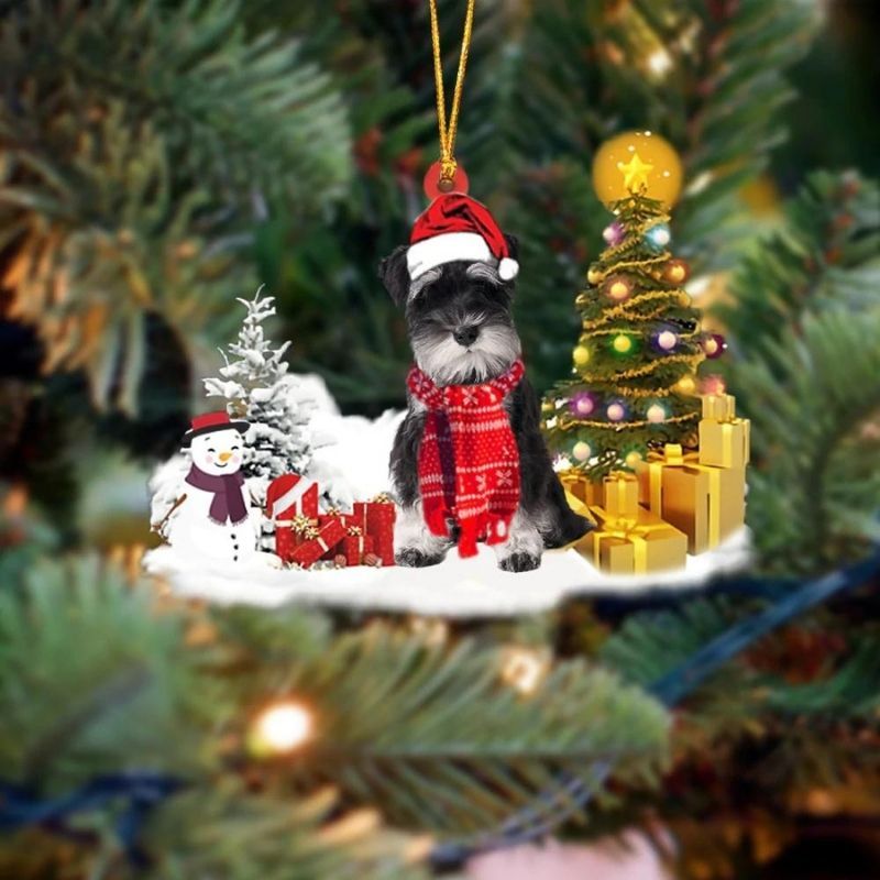 Miniature Schnauzer Christmas Ornament SM121-Jolura