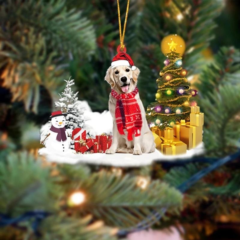 Golden Retriever Christmas Ornament SM125-Jolura