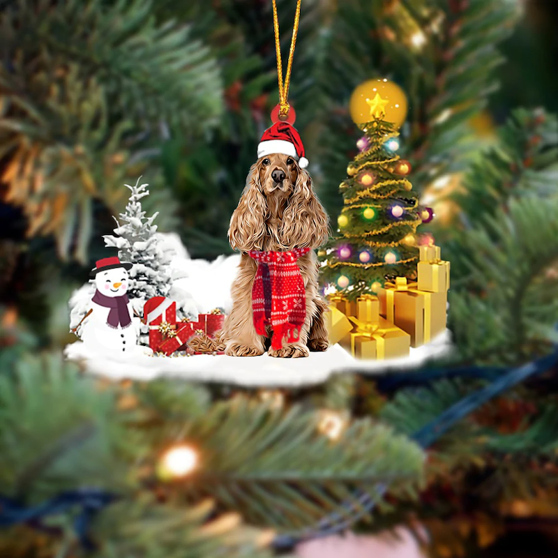 Cocker Spaniel Christmas Ornament SM130-Jolura