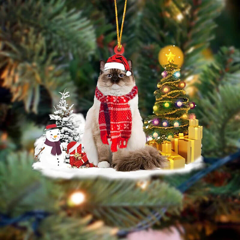Ragdoll Cat Christmas Ornament SM139-Jolura