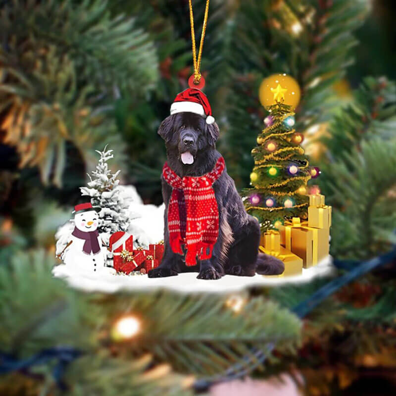 Newfoundland Christmas Ornament SM141-Jolura